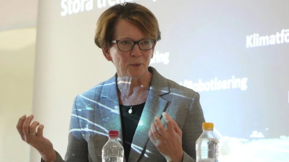 Kerstin af Jochnick fick prata , jämställdhet och uppsatta klimatmål inom Riksbanken, men också Brexit och penningtvätt.