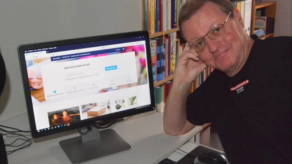 Bengt Brandt följde försändelsen på Postnords hemsida till Malmö och vidare till Jönköping. Sen är det borta.