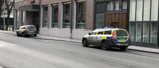 Polisinsats i centrala Linköping