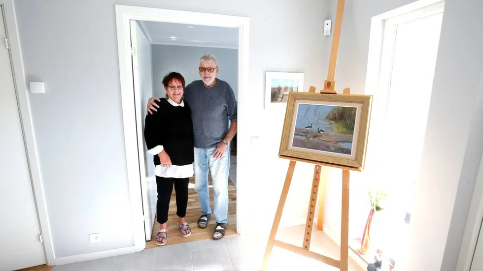 I seniorhuset är dörrhålen rejält tilltagna.