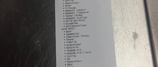 De åt monsterpizza på fyra kilo