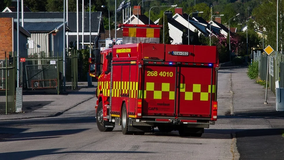 Missad väjningsplikt ledde till kollision. Foto:Roger M Carlsson