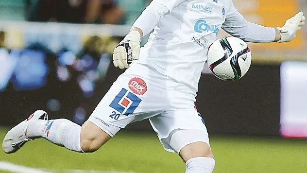 Gustav Jansson gjorde en jättematch i Åtvidabergs mål, men laget fick ändå se sig besegrat med 1-0. Foto: TT