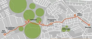 KARTA: Här dras nya cykellänken