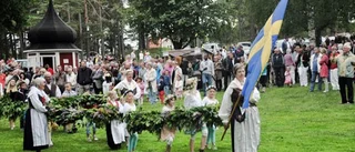 Midsommarfirande i Brunnsparken