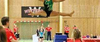 Uppvisning av duktiga gymnaster