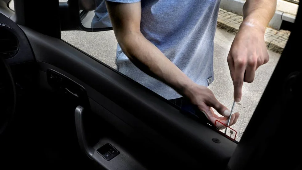 Bilen stals under natten till lördagen.