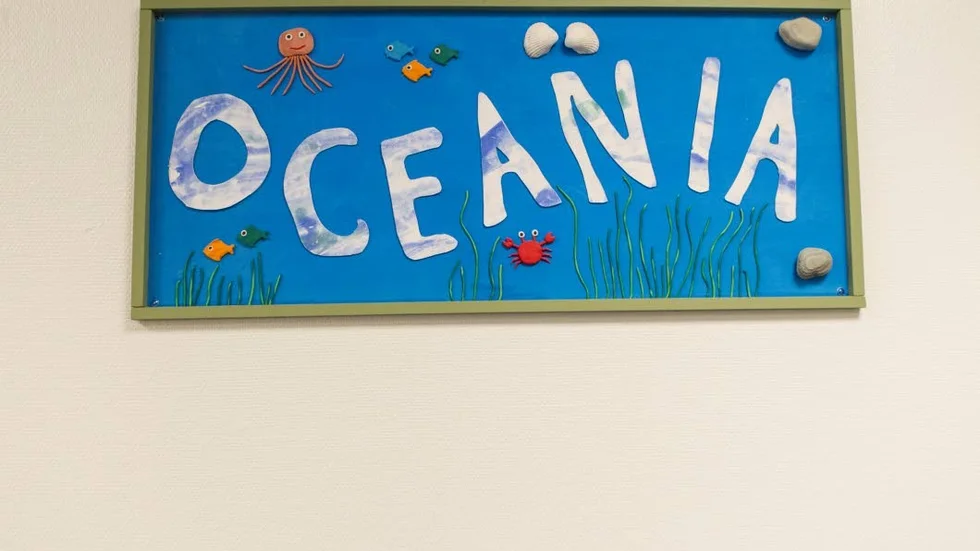 VATTEN. Sagorummets namn blev efter tävlingen "Oceania".