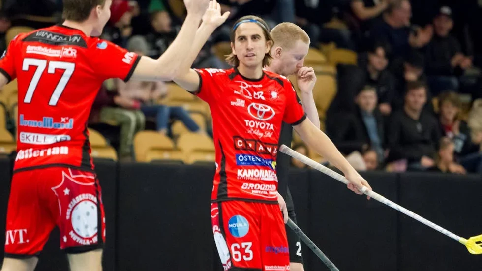 Kim Karlsson gjorde två mål för Solfjäderstaden.