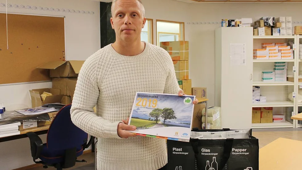 Mediakontoret har även packat denna miljöalmenacka, som skickats till personer med fritidshus i kommunen.