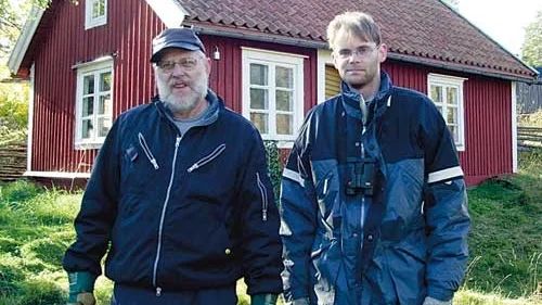 Arne och Calle Ljungberg från Emådalens naturskyddsförening gläds åt statsbidraget. Det ger dem möjligheter att bland annat rusta undantagsstugan till övernattningsstuga och lyfta fram naturen i Stubbhult för en bredare krets.