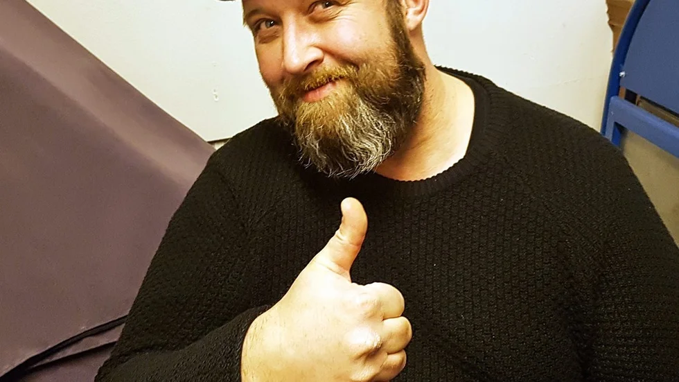 Bubba Bohlénius - initiativtagare och eldsjäl till eventet - NEJ till cancer och JA till barn.