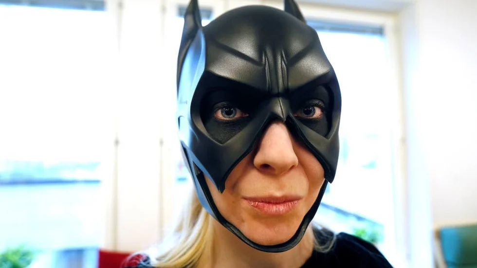 Många var nyfikna på Isabelle Hellgren, Batgirls, superkrafter.