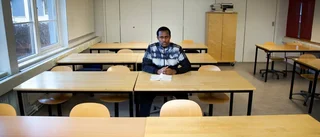 Han är ensam i sin klass