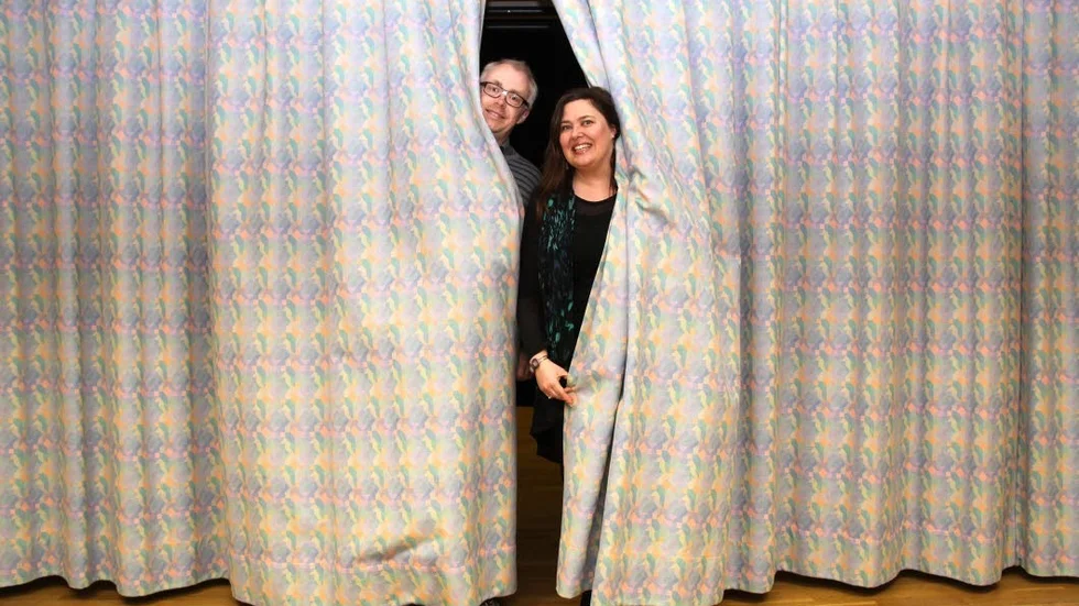 Premiär. Mattias Engå och Ann Hultén Nygren öppnar ridån för skådespel i kulturskolans regi.
