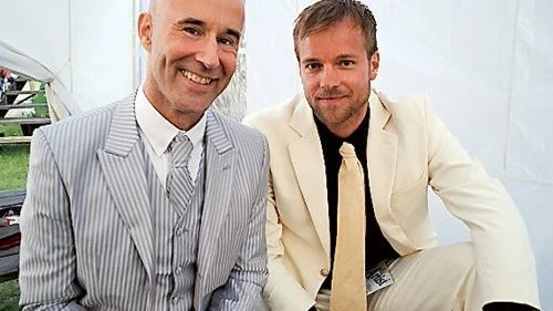 Mark Levengood och Henrik Johnsson var torsdagens vädar.
