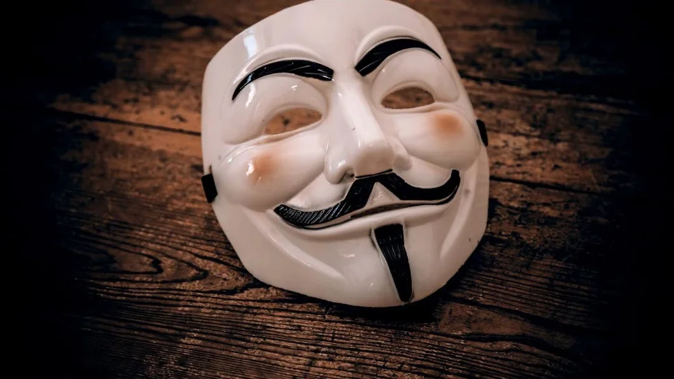 Guy Fawkes-mask.