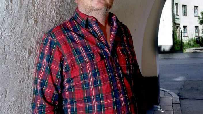Musikmöte. Kaj Kindvall, radiolegend från Norrköping, tog en fika med Jan Gradvall,  musikskribent från Linköping.