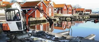 Upprustningen av kajen har börjat