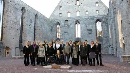 Uppsala Vokalensemble framförde även detta år sin ryska julkonsert i Domkyrkan. Bilden är tagen vid ett tidigare tillfälle.