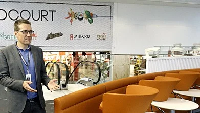 Kalle Lindgren, marknadsansvarig vid Gränby Centrum.