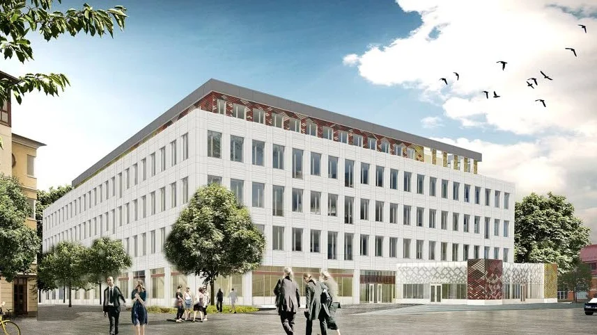 Stort. I Uppsala Science Park planerar Vasakronan "Hubben" ett kontorshus på 12 500 kvadratmeter.