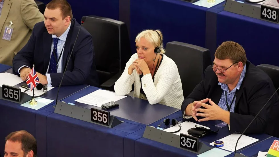 Frihetens väktare? SD:s EU-parlamentariker Kristina Winberg och Peter Lundgren.