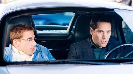 Steve Carell och Paul Rudd.