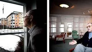 Bostadsrättsföreningens ordförande Karl-Henrik Påhlsson (till höger) har svårt att förstå kritiken.