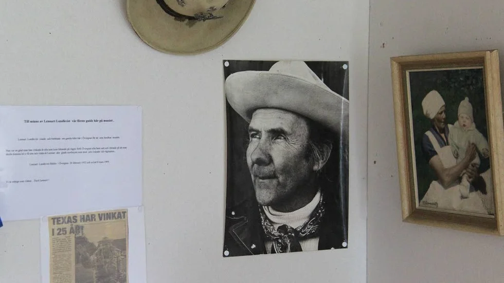 På Fridegårdsmuseet i Övergran minns man Lennart Lundqvist med en egen hörna.