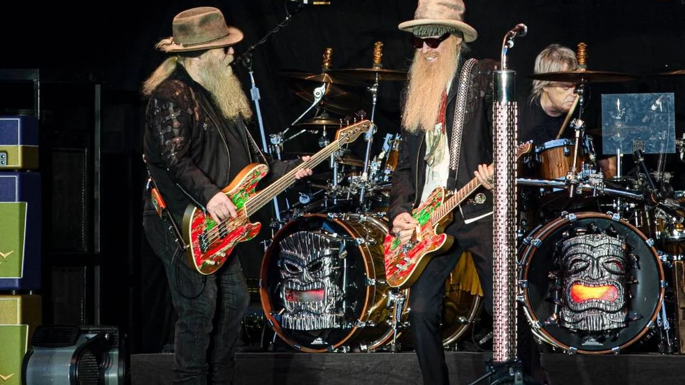 ZZ Top har konsert i Botaniska trädgården