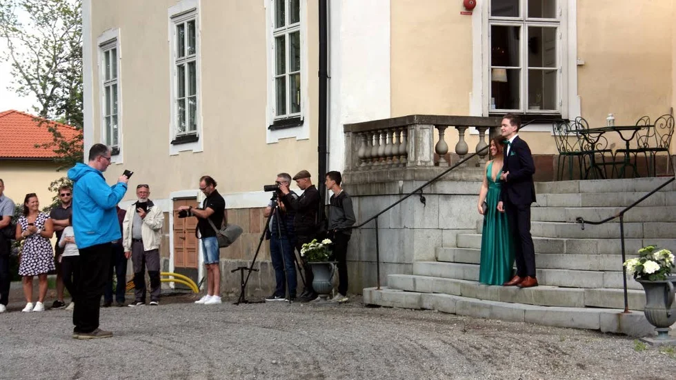 Alla skulle naturligtvis fotograferas.