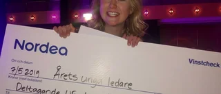 Hon är Årets unga ledare i Sverige
