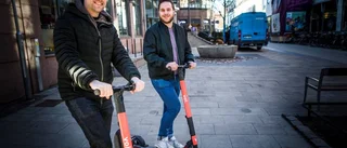 Elscootrarna har intagit Uppsala
