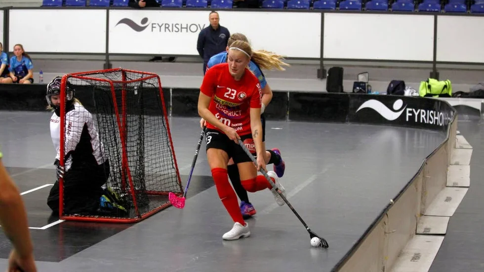 Viktoria Hübinette i Storvreta, här under en tidigare match.