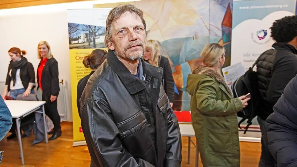 Kontaktskapande. "Det här är ett jättebra initiativ", menade besökaren Anders Lundborg.