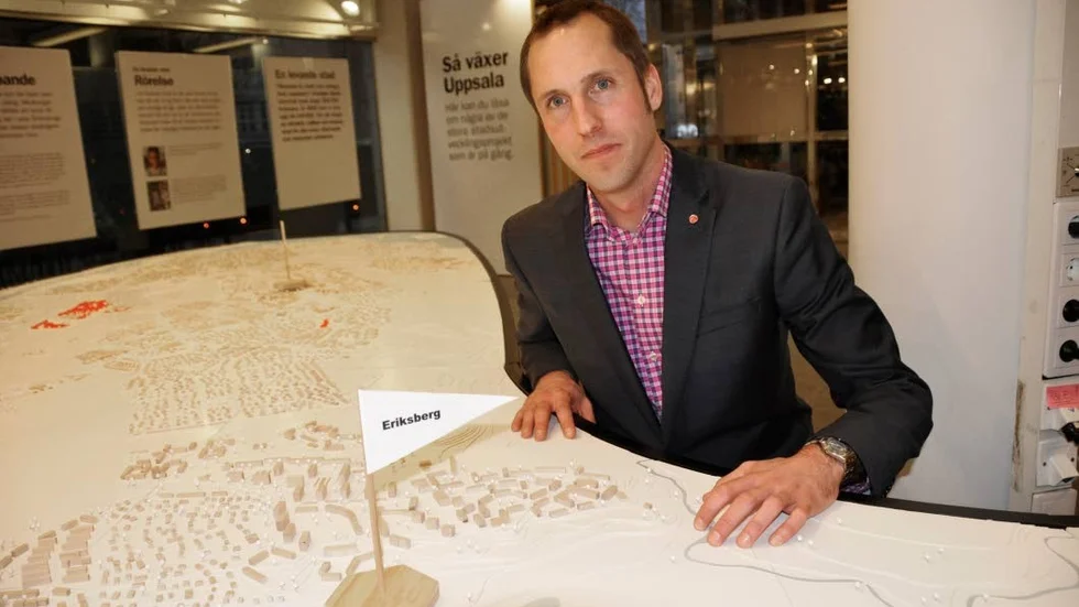 Erik Pelling försvarar vinstkraven på Uppsalahem.