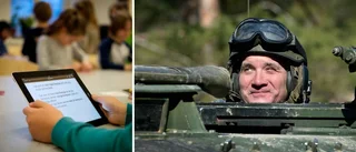 Frågade Löfven om en läsplatta