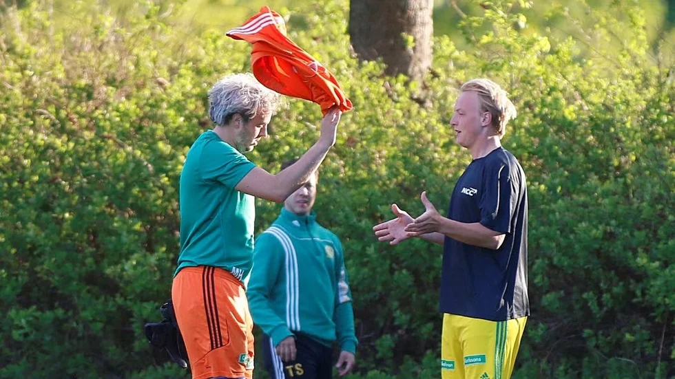 Skadad? Målvakten Markus Hedström klev av senast.
