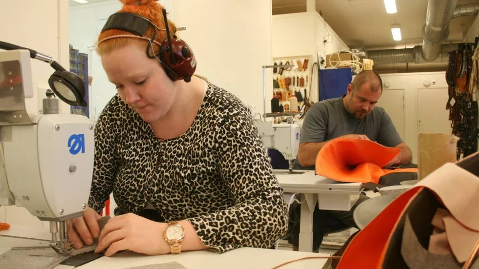 Therese Hagberg i sytagen.