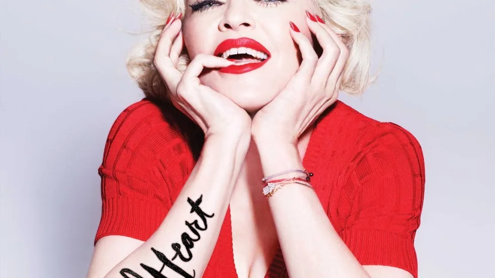 Madonna. Omslaget till senaste albumet ”Rebel heart”.