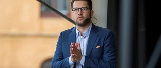Studentprotester mot Jimmie Åkesson-besök