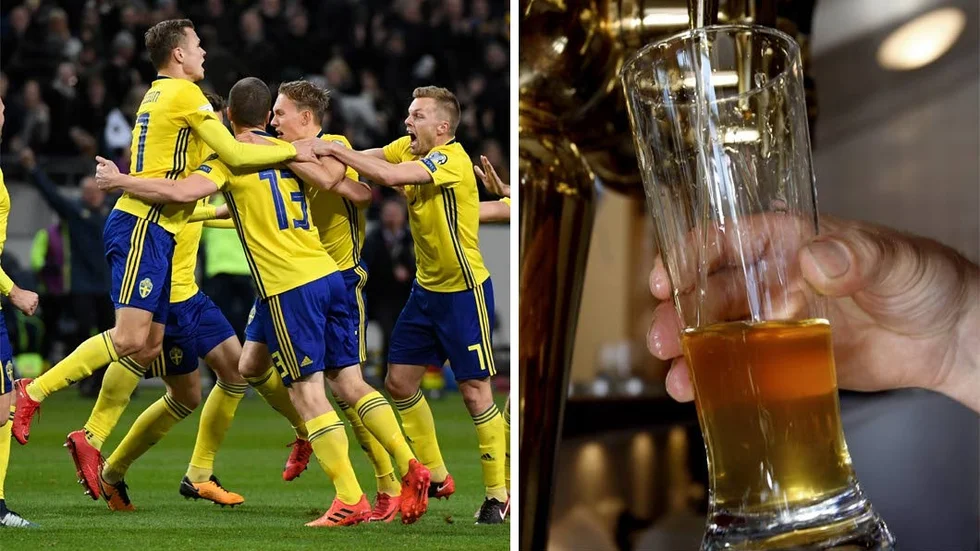 Sverige möter Italien och flera hak i Uppsala visar matchen.