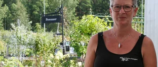 Trist med marodörer i trädgården