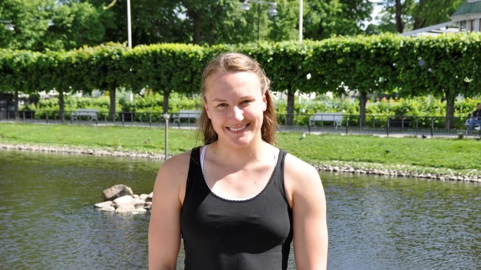 Hemma. Under sommaren har Ida Dannewitz varit i Uppsala för att bland annat träna men även tagit körkort.