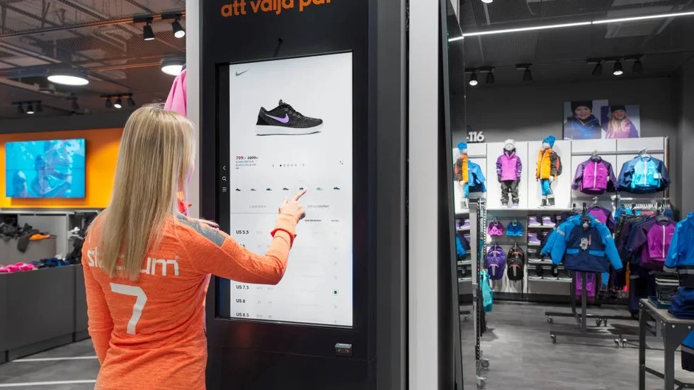 Offensiv. Sportkedjan Stadium gör en skärmoffensiv och satsar på                     e-handel i sina butiker.