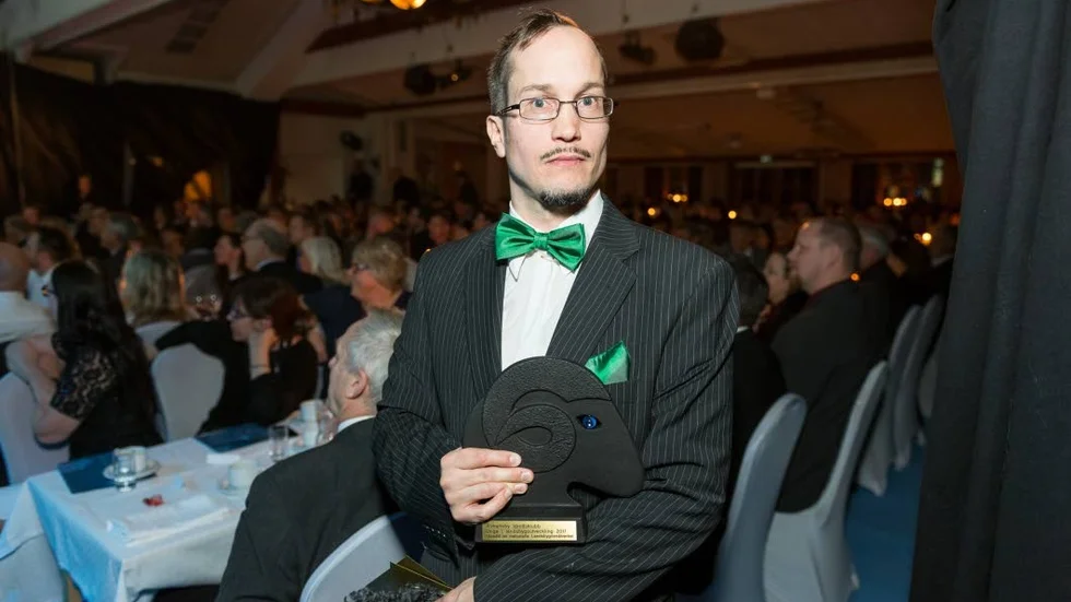 Vinnnare. Markus Oksanen och Älvkarleby IF.