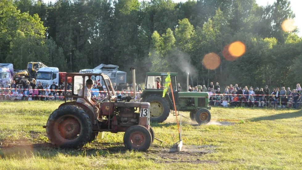 Jämn kamp.  Hans Eriksson och Andreas Hagman förde en jämn kamp i 3:e kvalet.