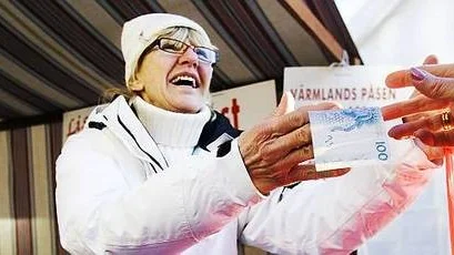 Lisa Gottlind sålde korv i alla former och smaker.