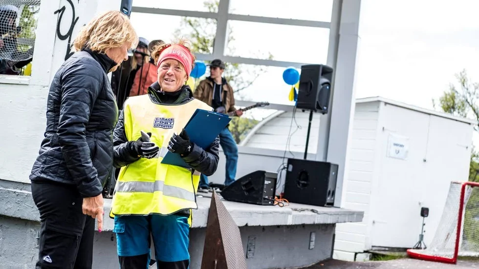 Britt Hammar var nöjd med att det kom så mycket folk. "Vi siktar på att köra nästa år igen och då hoppas jag att alla kommer tillbaka."